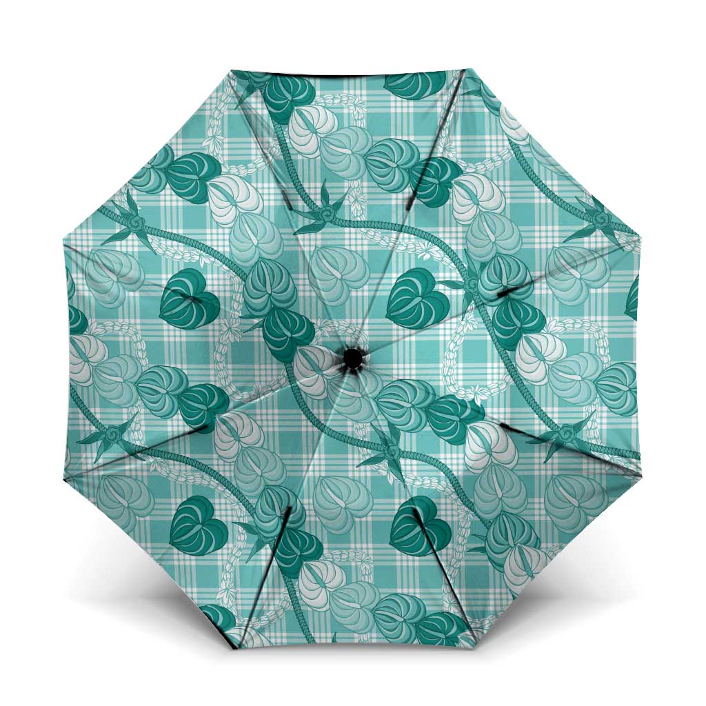 Anthurium Pikake Ti Leaf Palaka Umbrella Turquoise Version