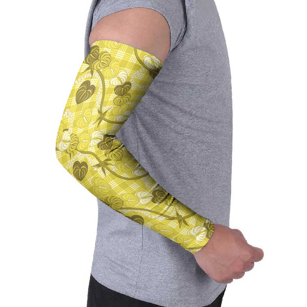 Anthurium Pikake Ti Leaf Palaka Arm Sleeves Yellow Version