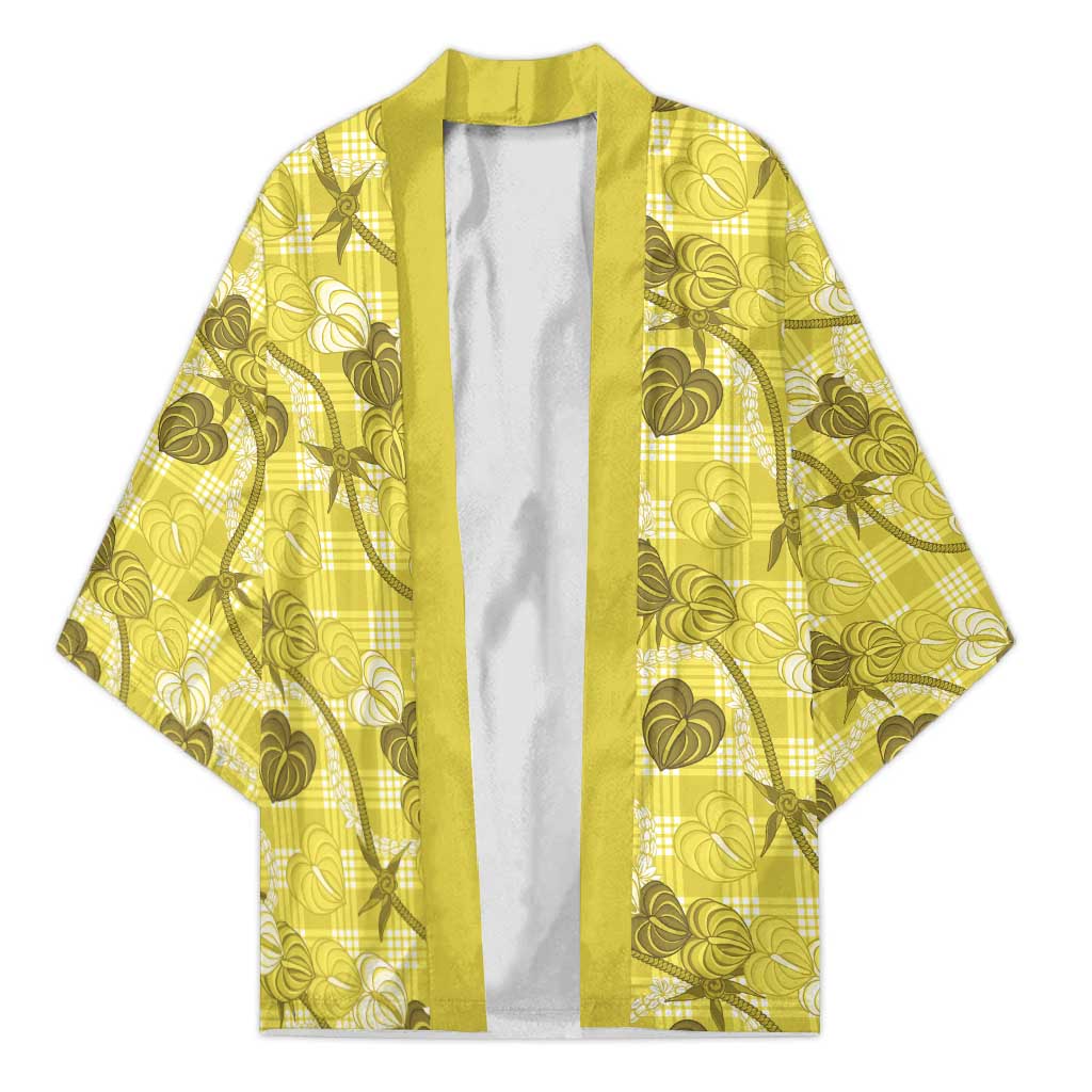 Anthurium Pikake Ti Leaf Palaka Kimono Yellow Version