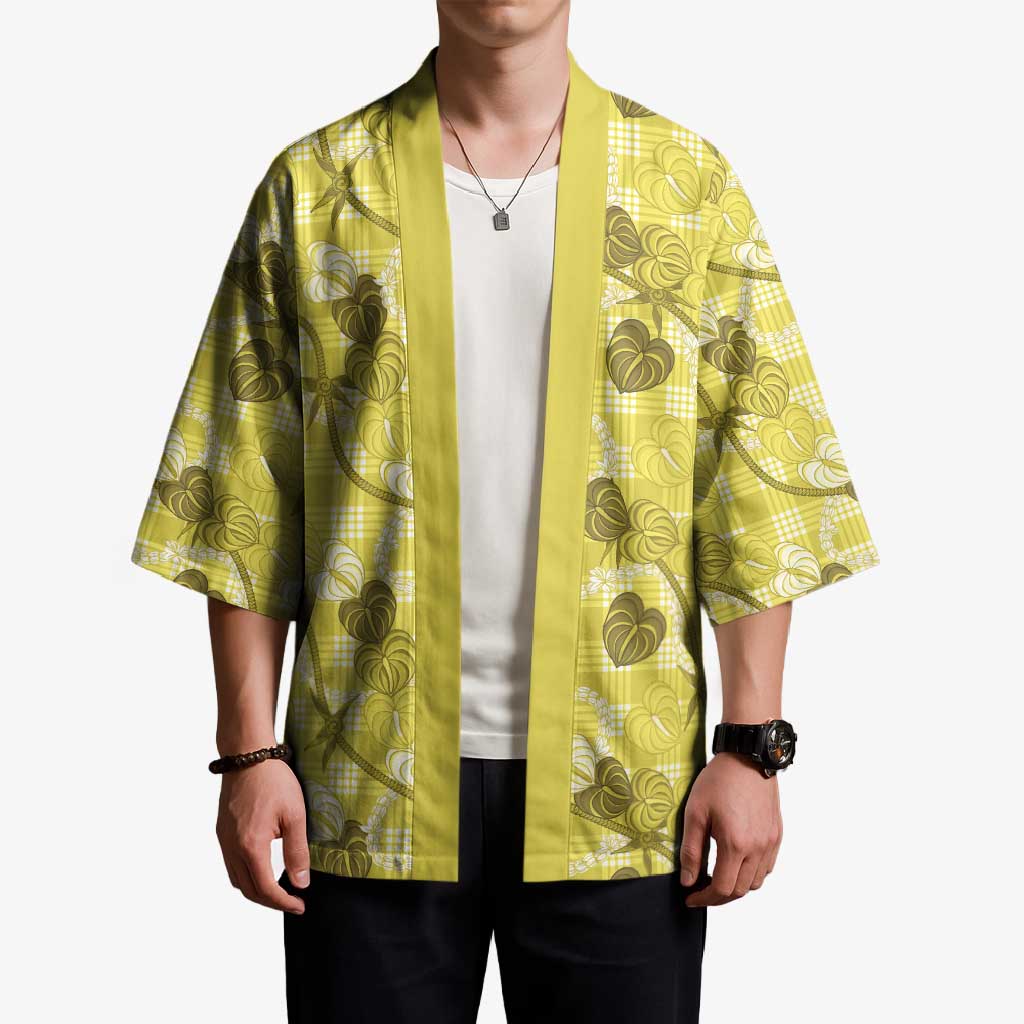 Anthurium Pikake Ti Leaf Palaka Kimono Yellow Version