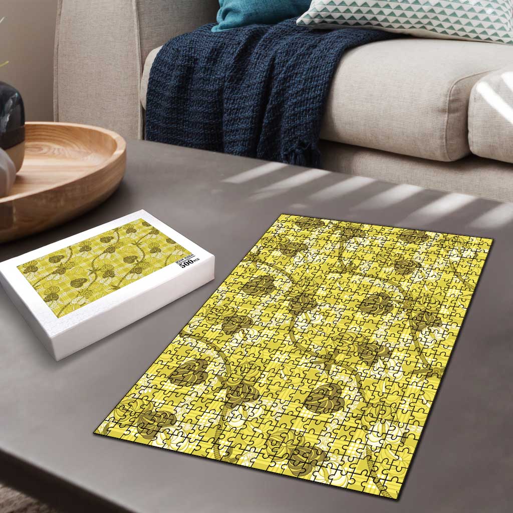 Anthurium Pikake Ti Leaf Palaka Puzzle Yellow Version