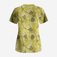 Anthurium Pikake Ti Leaf Palaka Scrub Top Yellow Version