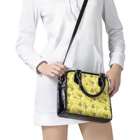 Anthurium Pikake Ti Leaf Palaka Shoulder Handbag Yellow Version