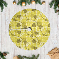 Anthurium Pikake Ti Leaf Palaka Tree Skirt Yellow Version LT01 Casual Yellow - Polynesian Pride