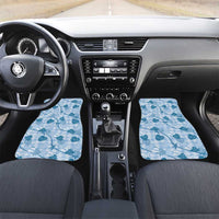 Anthurium Pikake Ti Leaf Palaka Car Mats Blue Version
