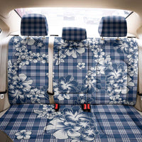 Hibiscus Pakala Cobalt Blue Royal Back Car Seat Cover Tropical Floral Stylized - Polynesian Pride