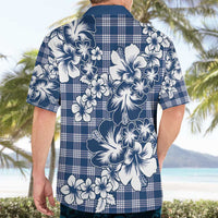 Hibiscus Pakala Cobalt Blue Royal Hawaiian Shirt Tropical Floral Stylized - Polynesian Pride