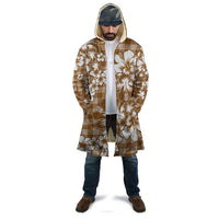 Hibiscus Pakala Bronze Brown Cloak Tropical Floral Stylized - Polynesian Pride