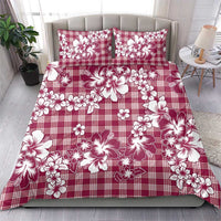 Hibiscus Pakala Royal Magenta Bedding Set Tropical Floral Stylized - Polynesian Pride