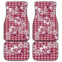 Hibiscus Pakala Royal Magenta Car Mats Tropical Floral Stylized - Polynesian Pride