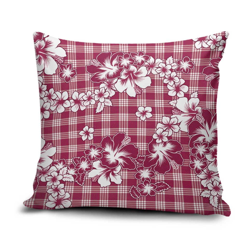 Hibiscus Pakala Royal Magenta Pillow Cover Tropical Floral Stylized - Polynesian Pride