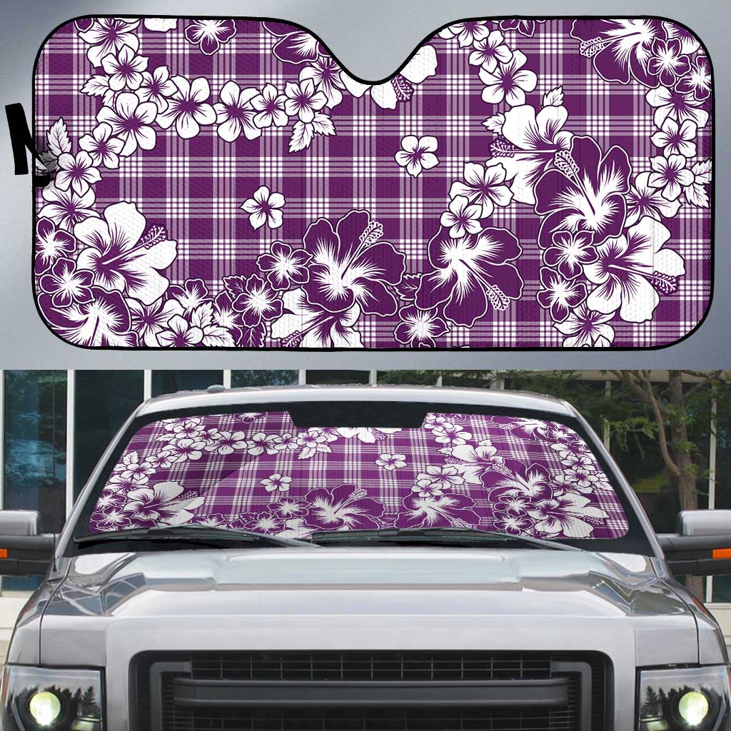 Hibiscus Pakala Sweetie Purple Auto Sun Shade Tropical Floral Stylized - Polynesian Pride