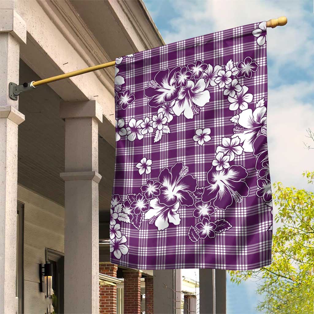 Hibiscus Pakala Sweetie Purple Garden Flag Tropical Floral Stylized - Polynesian Pride