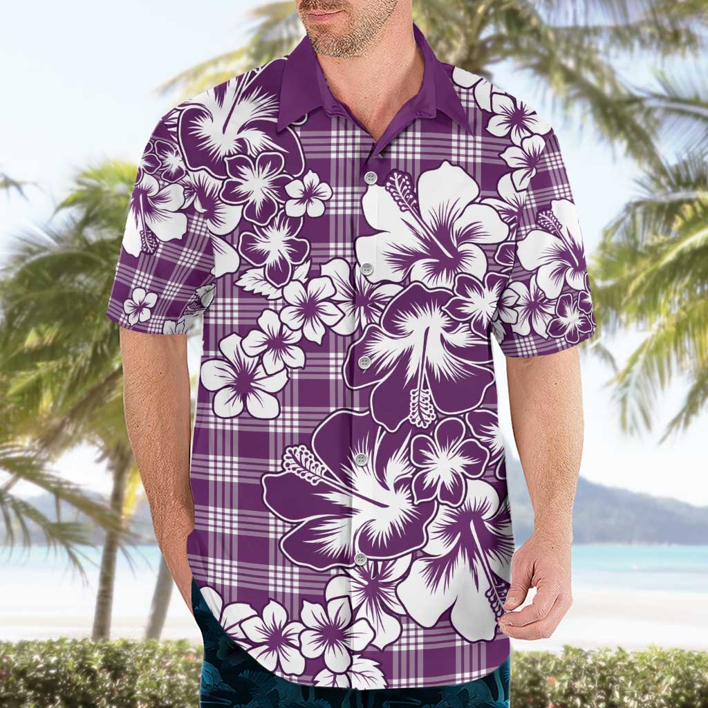 Hibiscus Pakala Sweetie Purple Hawaiian Shirt Tropical Floral Stylized - Polynesian Pride