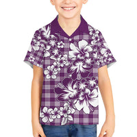 Hibiscus Pakala Sweetie Purple Hawaiian Shirt Tropical Floral Stylized - Polynesian Pride