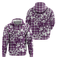 Hibiscus Pakala Sweetie Purple Hoodie Tropical Floral Stylized - Polynesian Pride