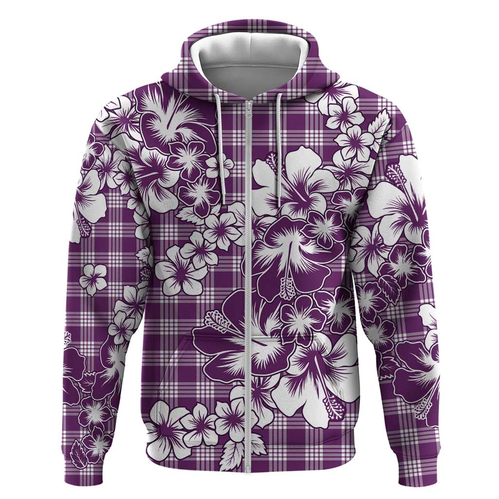 Hibiscus Pakala Sweetie Purple Hoodie Tropical Floral Stylized - Polynesian Pride