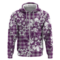 Hibiscus Pakala Sweetie Purple Hoodie Tropical Floral Stylized - Polynesian Pride