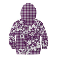 Hibiscus Pakala Sweetie Purple Kid Hoodie Tropical Floral Stylized LT01 - Polynesian Pride