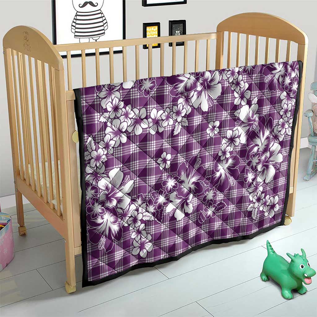 Hibiscus Pakala Sweetie Purple Quilt Tropical Floral Stylized - Polynesian Pride