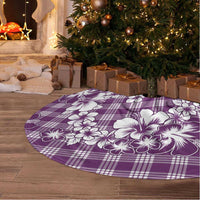 Hibiscus Pakala Sweetie Purple Tree Skirt Tropical Floral Stylized - Polynesian Pride