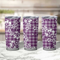 Hibiscus Pakala Sweetie Purple Tumbler Cup Tropical Floral Stylized - Polynesian Pride