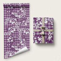 Hibiscus Pakala Sweetie Purple Wrapping Paper Tropical Floral Stylized - Polynesian Pride