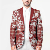 Hibiscus Pakala Fantasy Red Blazer Tropical Floral Stylized - Polynesian Pride