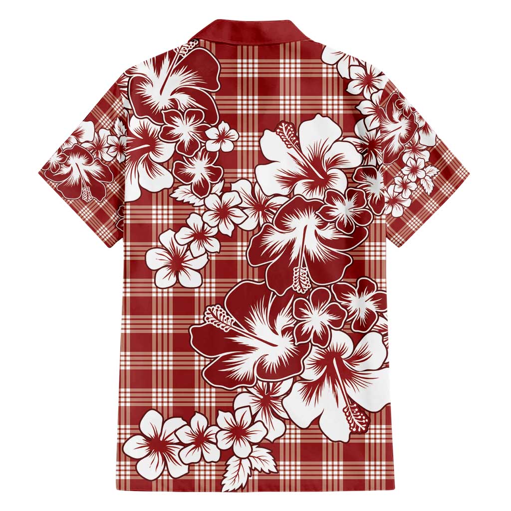 Hibiscus Pakala Fantasy Red Hawaiian Shirt Tropical Floral Stylized - Polynesian Pride