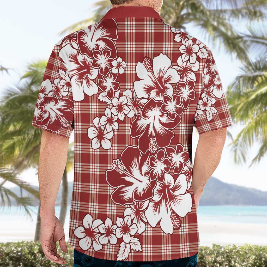 Hibiscus Pakala Fantasy Red Hawaiian Shirt Tropical Floral Stylized - Polynesian Pride