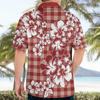 Hibiscus Pakala Fantasy Red Hawaiian Shirt Tropical Floral Stylized - Polynesian Pride