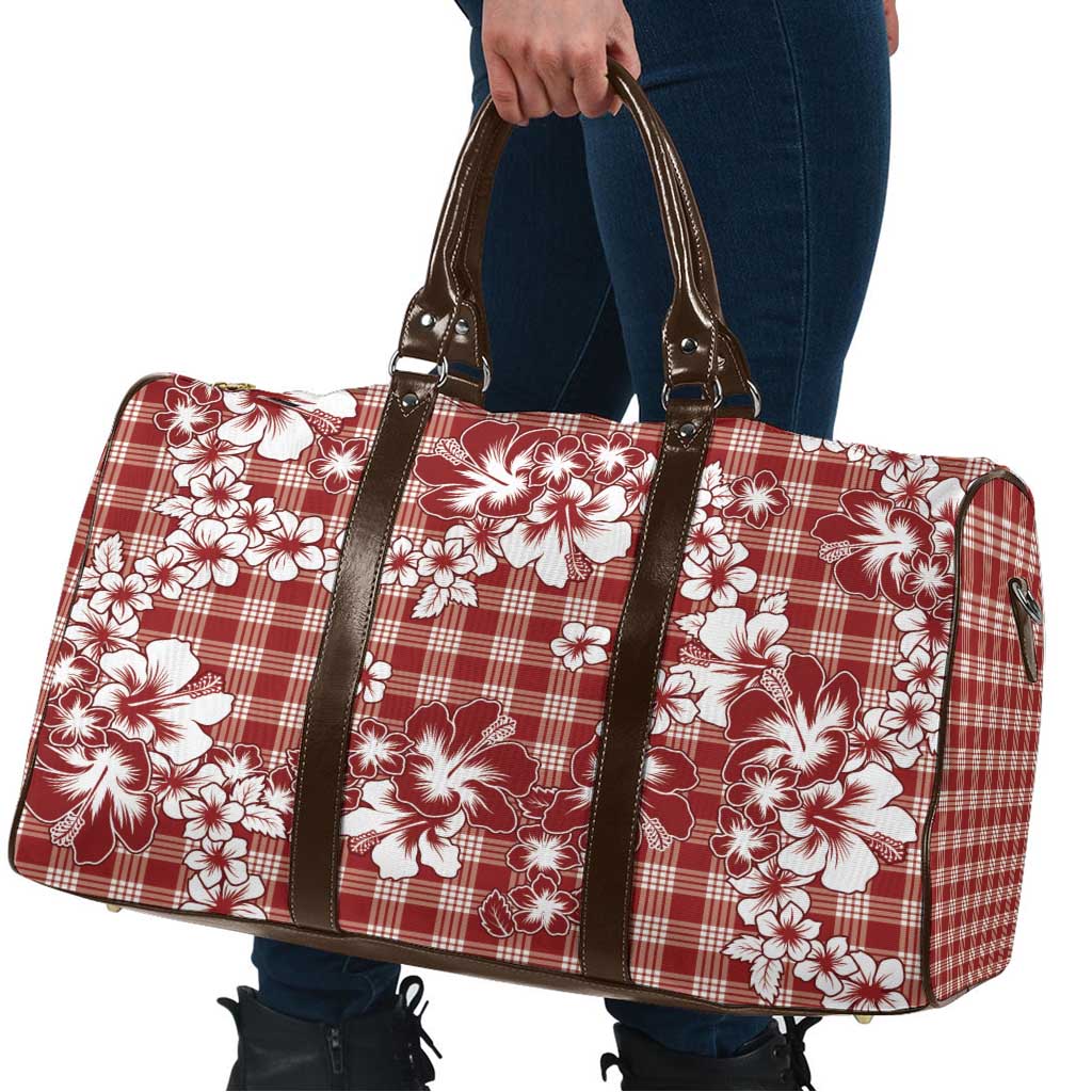 Hibiscus Pakala Fantasy Red Travel Bag Tropical Floral Stylized - Polynesian Pride