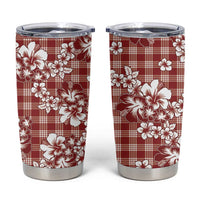 Hibiscus Pakala Fantasy Red Tumbler Cup Tropical Floral Stylized - Polynesian Pride