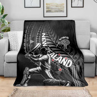 New Zealand Cricket Blanket Maori Kiwi Black Fern