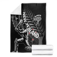 New Zealand Cricket Blanket Maori Kiwi Black Fern