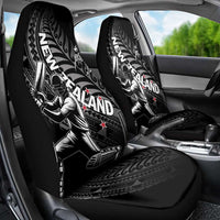 New Zealand Cricket Car Seat Cover Maori Kiwi Black Fern