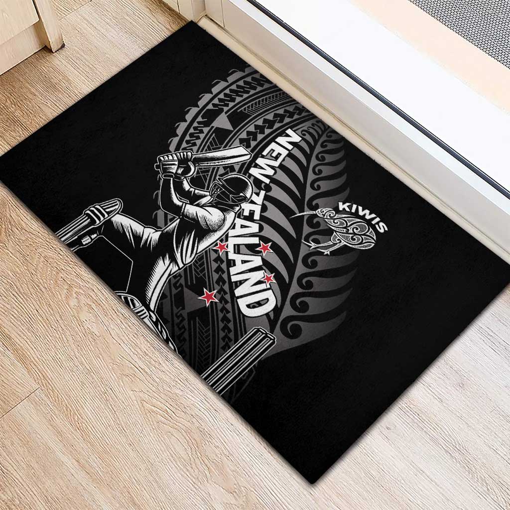 New Zealand Cricket Rubber Doormat Maori Kiwi Black Fern LT01 - Polynesian Pride