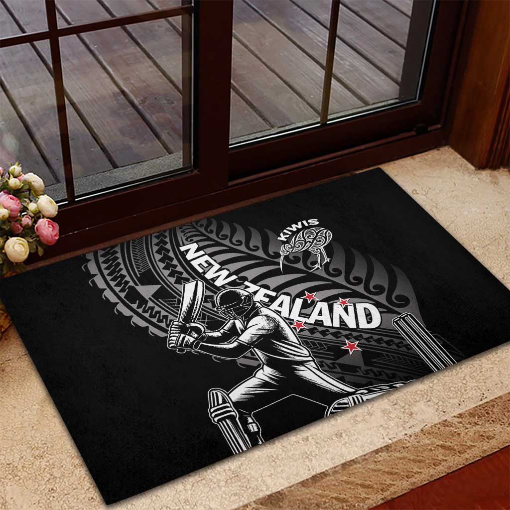 New Zealand Cricket Rubber Doormat Maori Kiwi Black Fern LT01 - Polynesian Pride