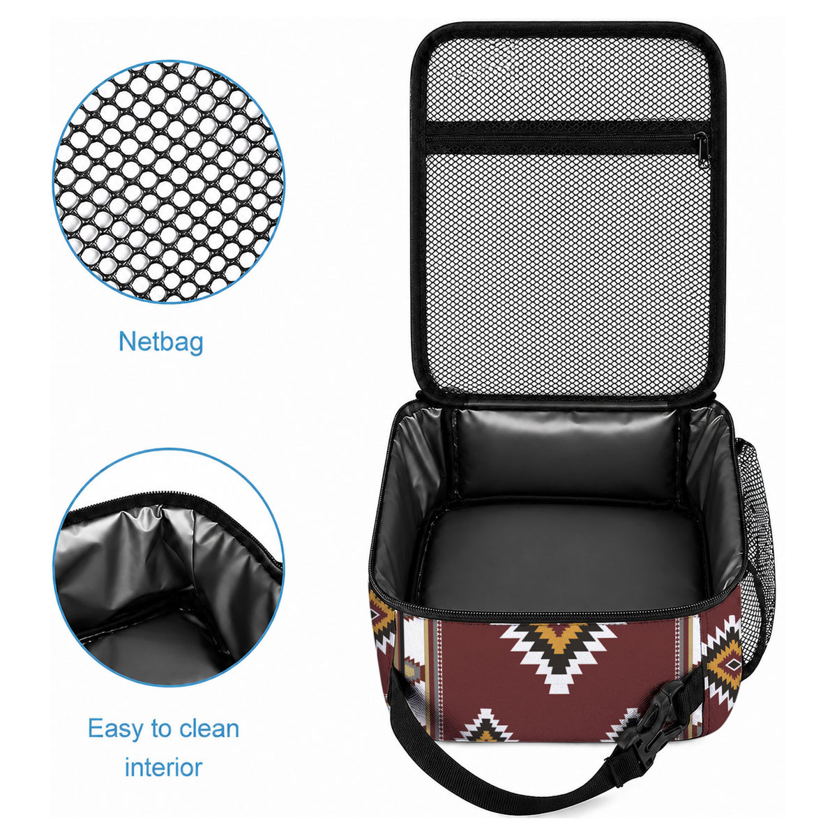 Native American Navajo Lunch Bag Tribal Pattern LT01 - Polynesian Pride