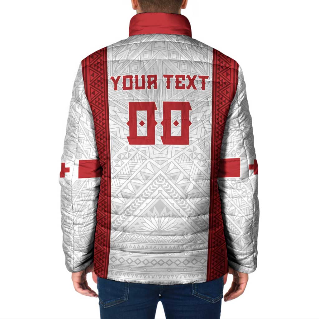 Tonga Rugby Custom Padded Jacket Tonga Sea Eagles Go Champions