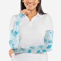 Hawaii Anthurium Tiare Pikake Lei Arm Sleeves UliUli Lauhala Art Pattern LT01 - Polynesian Pride