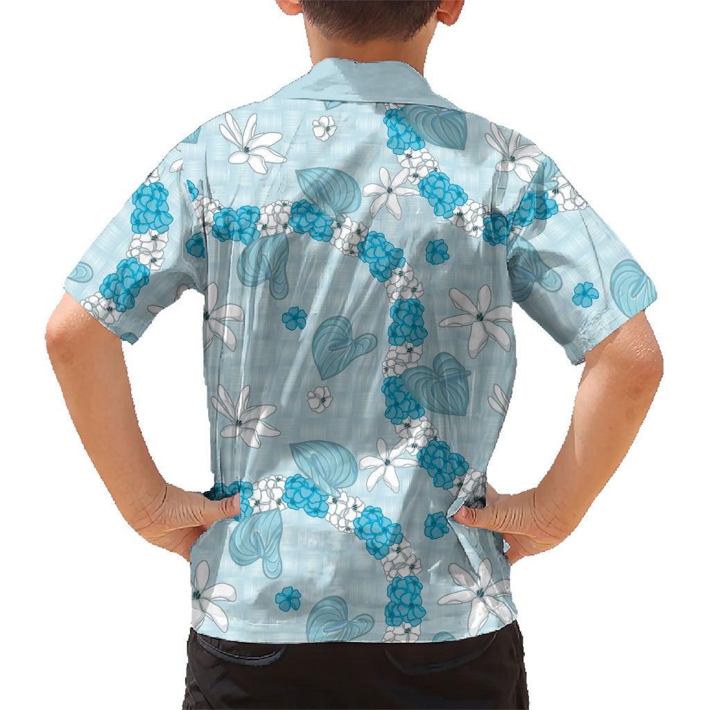 Hawaii Anthurium Tiare Pikake Lei Family Matching Tank Maxi Dress and Hawaiian Shirt UliUli Lauhala Art Pattern LT01 - Polynesian Pride