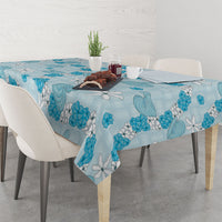 Hawaii Anthurium Tiare Pikake Lei Tablecloth UliUli Lauhala Art Pattern LT01 - Polynesian Pride