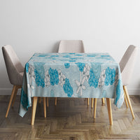 Hawaii Anthurium Tiare Pikake Lei Tablecloth UliUli Lauhala Art Pattern LT01 - Polynesian Pride