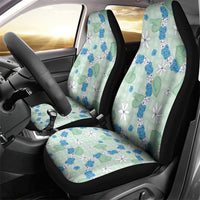 Hawaii Anthurium Tiare Pikake Lei Car Seat Cover Omaomao Lauhala Art Pattern