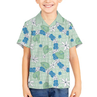 Hawaii Anthurium Tiare Pikake Lei Family Matching Mermaid Dress and Hawaiian Shirt Omaomao Lauhala Art Pattern