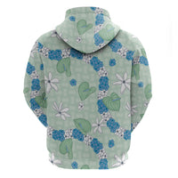 Hawaii Anthurium Tiare Pikake Lei Hoodie Omaomao Lauhala Art Pattern LT01 - Polynesian Pride