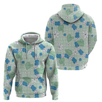 Hawaii Anthurium Tiare Pikake Lei Hoodie Omaomao Lauhala Art Pattern LT01 - Polynesian Pride