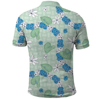 Hawaii Anthurium Tiare Pikake Lei Polo Shirt Omaomao Lauhala Art Pattern LT01 - Polynesian Pride