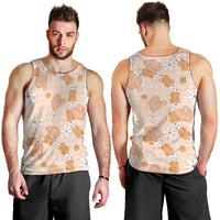 Hawaii Anthurium Tiare Pikake Lei Men Tank Top Alani Lauhala Art Pattern LT01 - Polynesian Pride